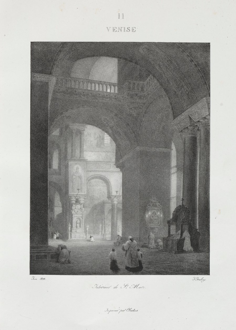 Viaje a Italia en 1822, 1833 de Jean Baptiste Isabey