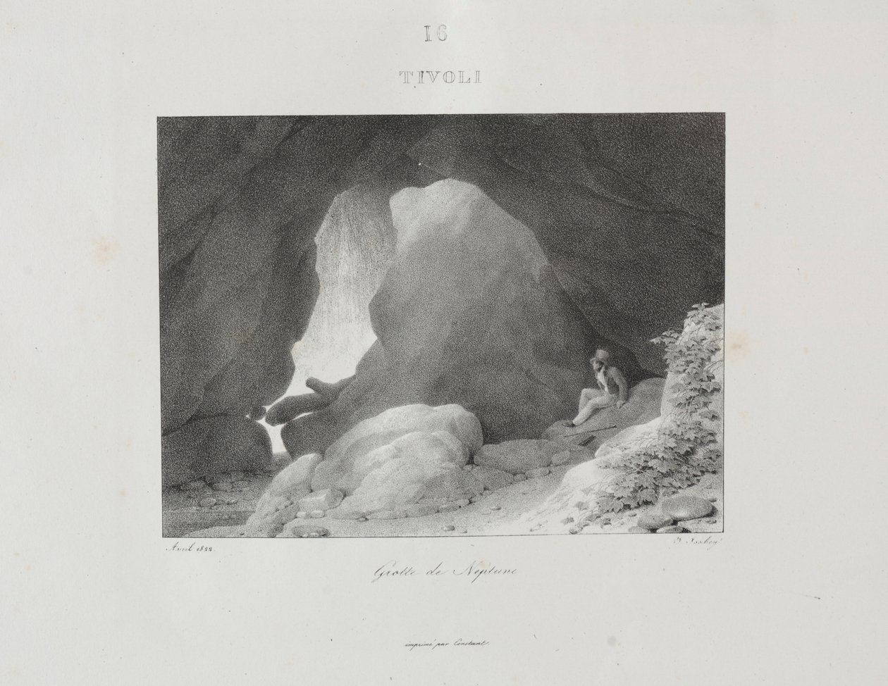 Viaje a Italia en 1822, 1833 de Jean Baptiste Isabey