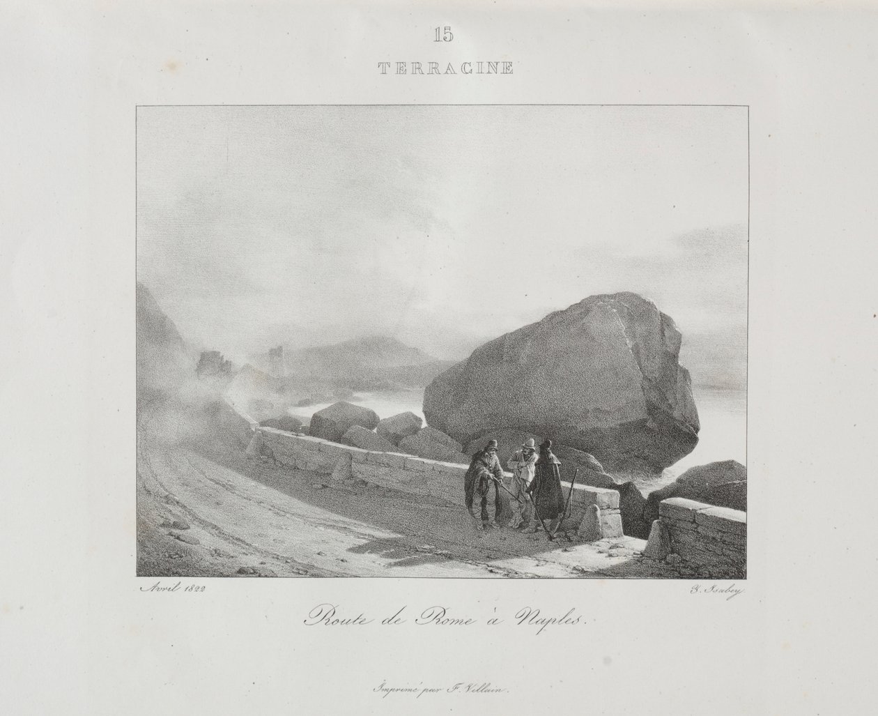 Viaje a Italia en 1822, 1833 de Jean Baptiste Isabey