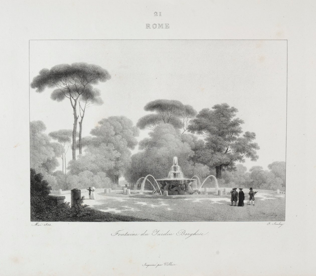 Viaje a Italia en 1822 de Jean Baptiste Isabey