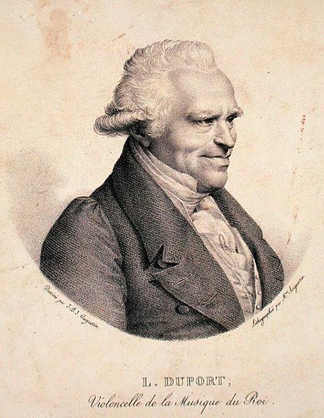 Jean-Louis Duport (1749-1819) grabado por Madame Augustin de Jean Baptiste Jacques (after) Augustin