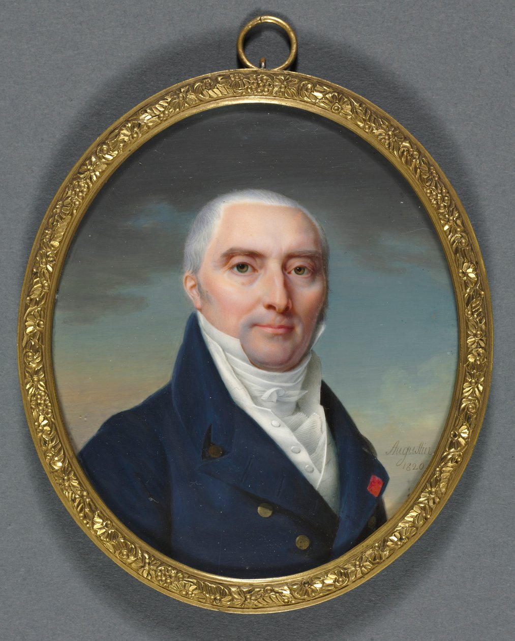 Retrato de Antoine Roy, 1820 de Jean Baptiste Jacques Augustin