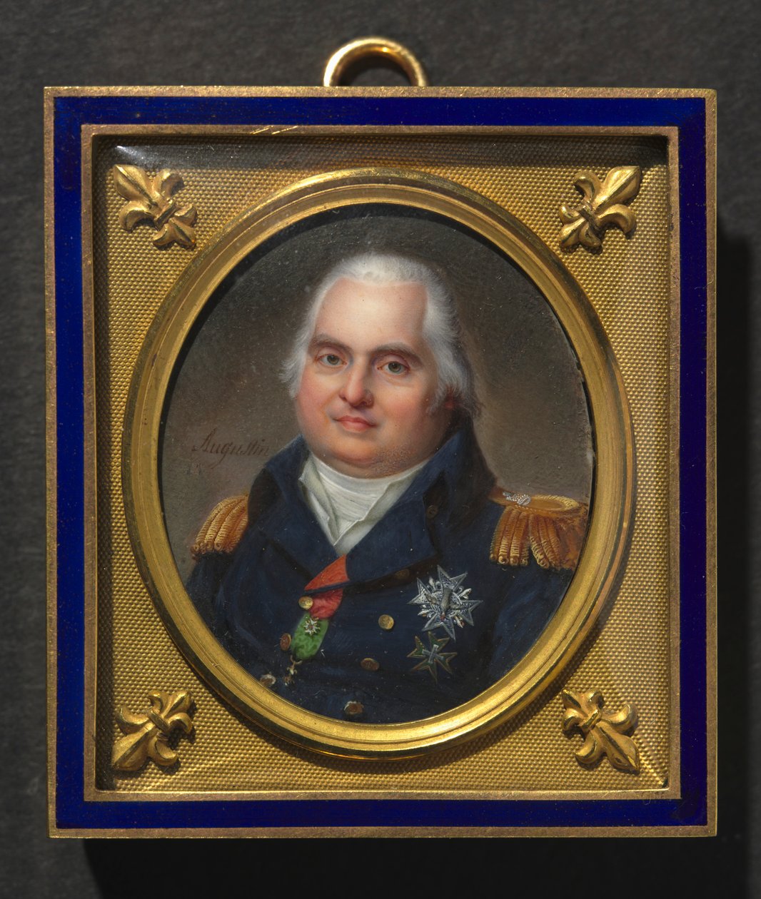 Retrato de Luis XVIII, c. 1822 de Jean Baptiste Jacques Augustin