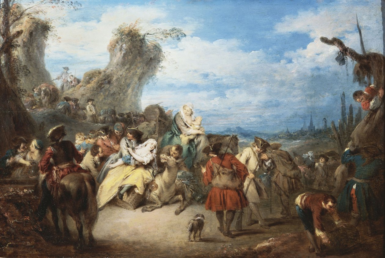 La Marcha de las Tropas, Llamada Guerra de Jean Baptiste Joseph Pater