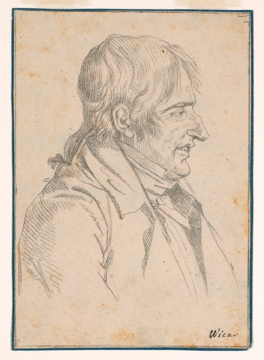 Retrato de un Hombre de Jean Baptiste Joseph Wicar