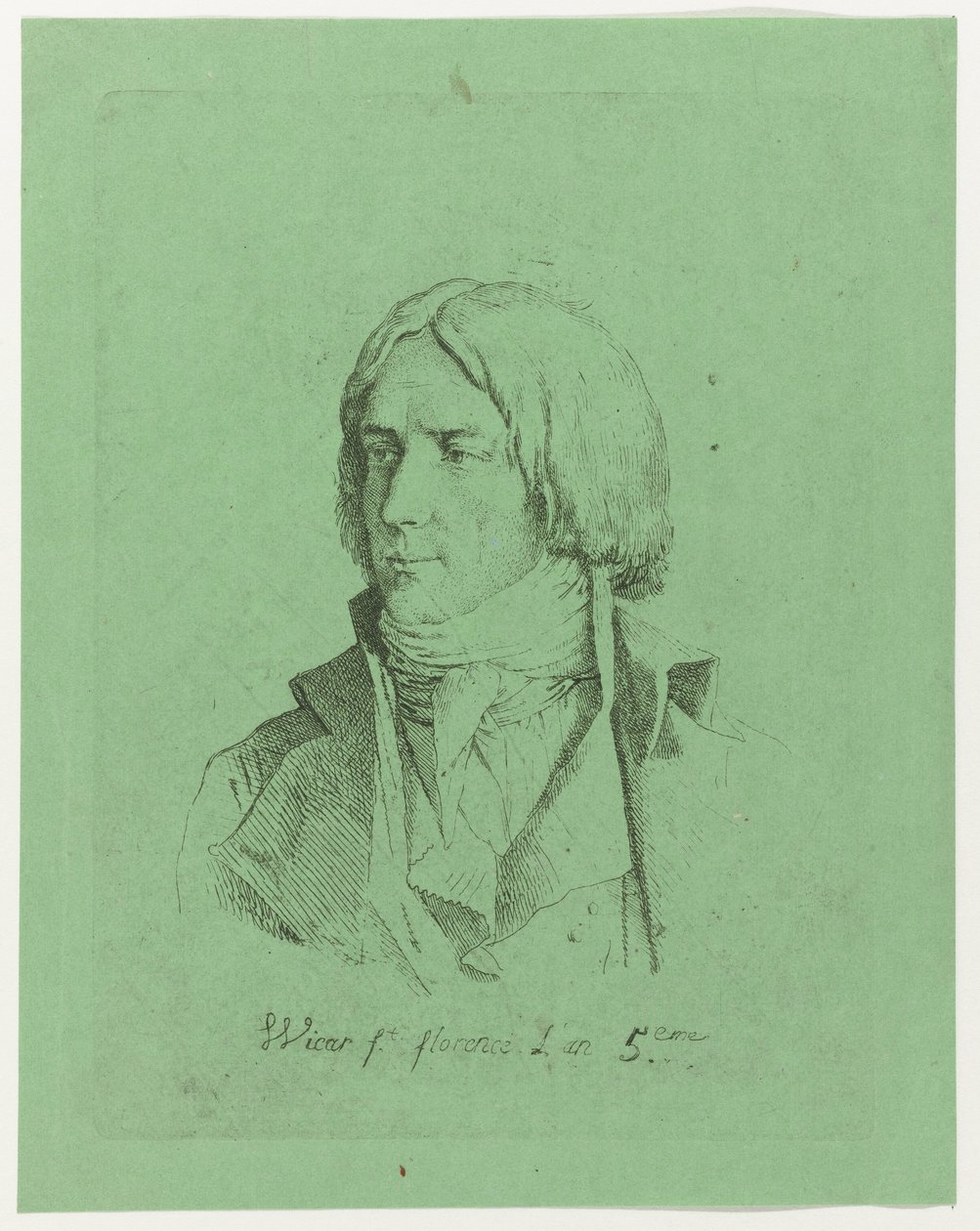 Retrato de un joven desconocido de Jean Baptiste Joseph Wicar
