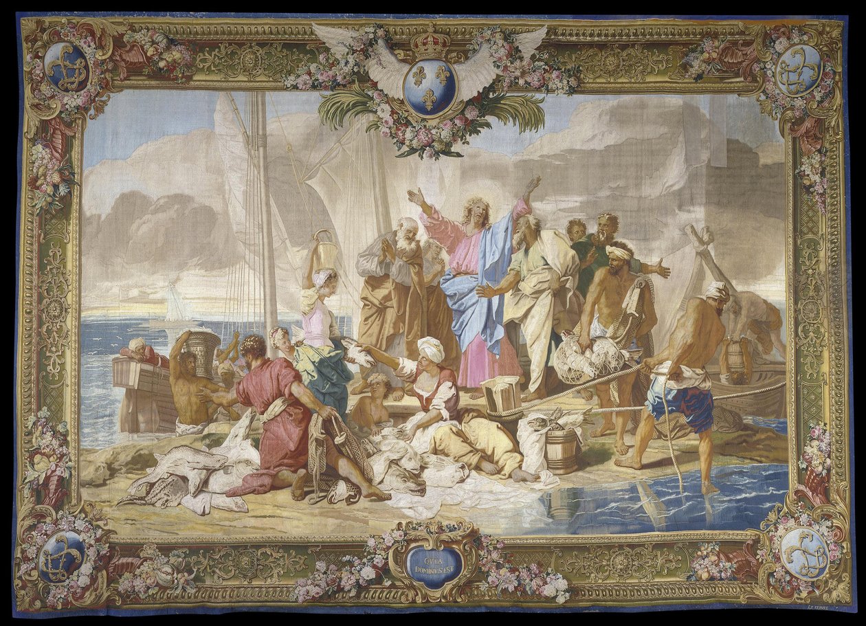 La pesca milagrosa de Jean Baptiste Jouvenet