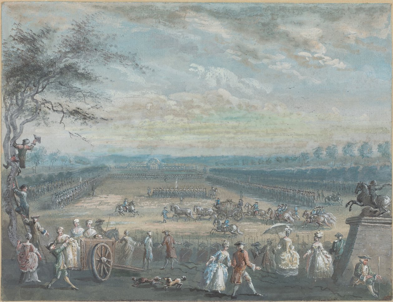 Una Revista en los Campos de Marte de Jean Baptiste Le Paon