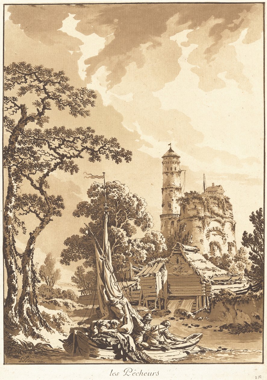 Los pescadores de Jean Baptiste Le Prince