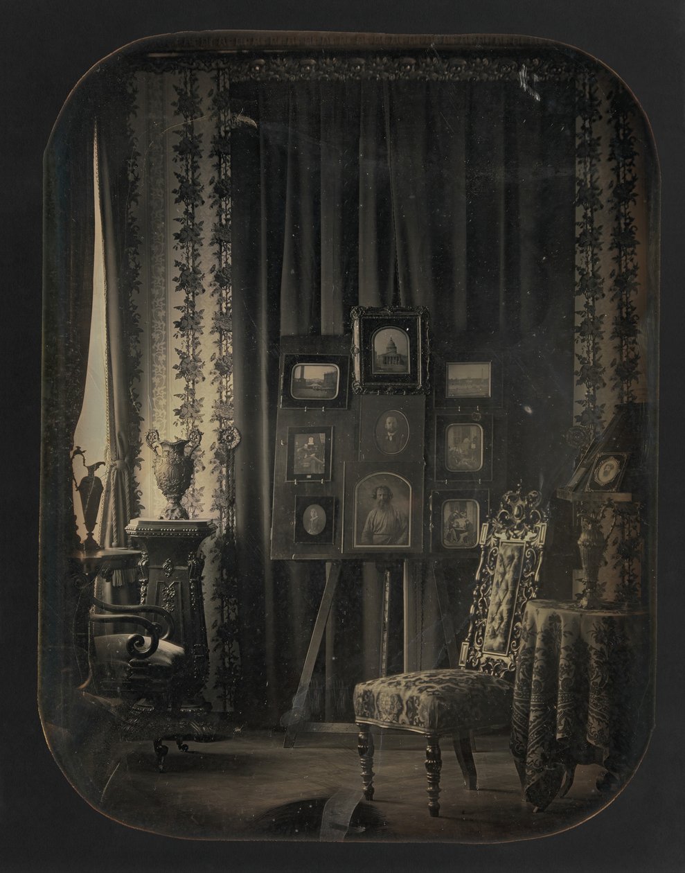 [El Salón del Barón Gros], 1850-57 de Jean Baptiste Louis Gros