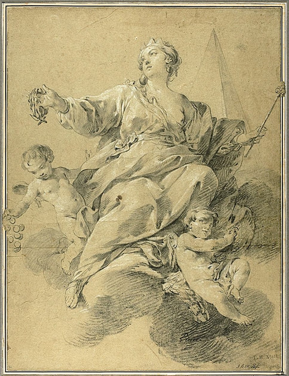 Alegoría de la victoria de Jean Baptiste Marie Pierre