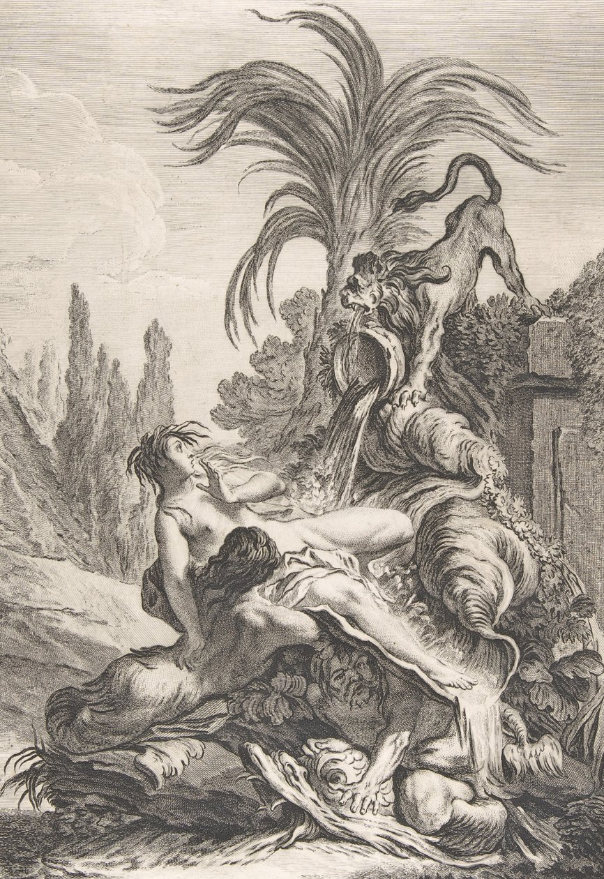 La náyade asustada de Jean Baptiste Marie Pierre