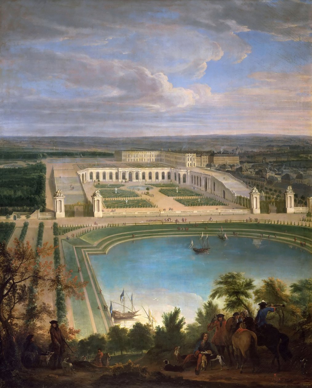 La Orangerie del castillo de Versalles de Jean Baptiste Martin