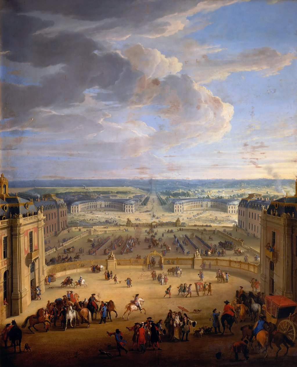 La Grande Écurie, establos reales del Château de Versailles de Jean Baptiste Martin