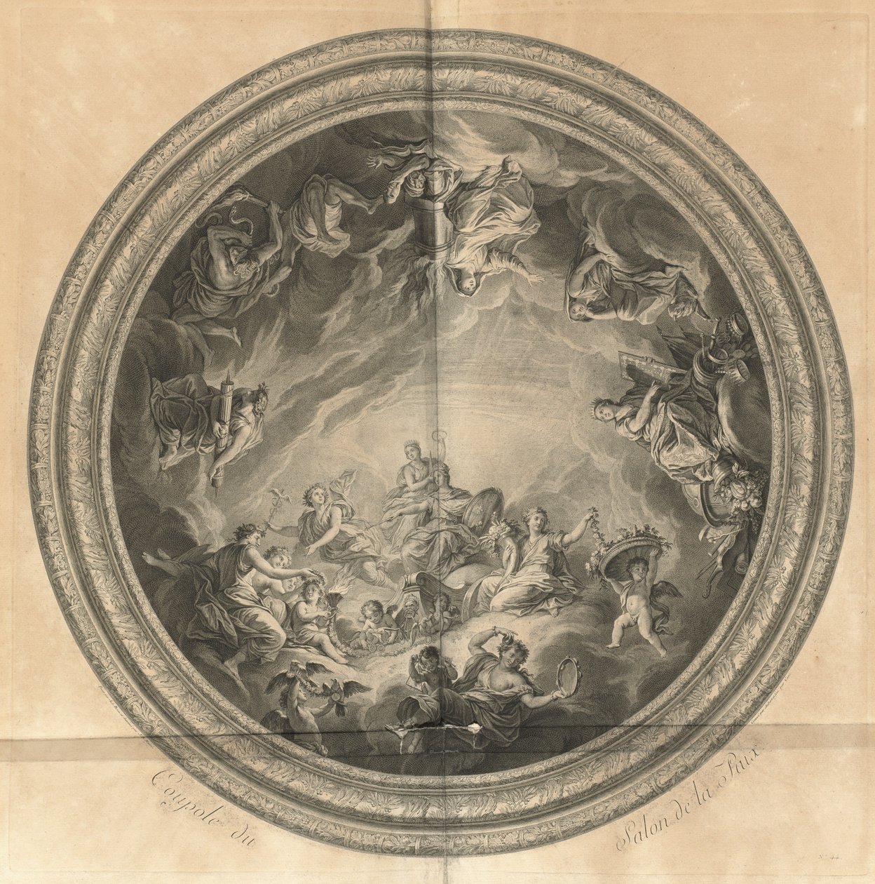 Cúpula del Salón de la Paz [pl. 44] de Jean Baptiste Masse