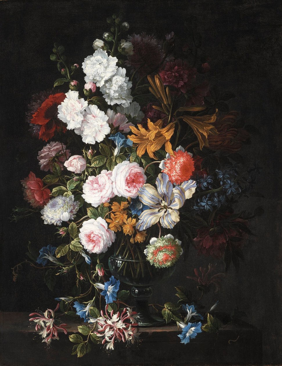 Naturaleza muerta con flores de Jean Baptiste Monnoyer