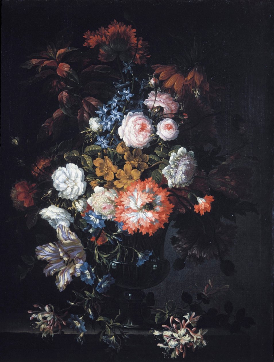 Naturaleza muerta con flores de Jean Baptiste Monnoyer