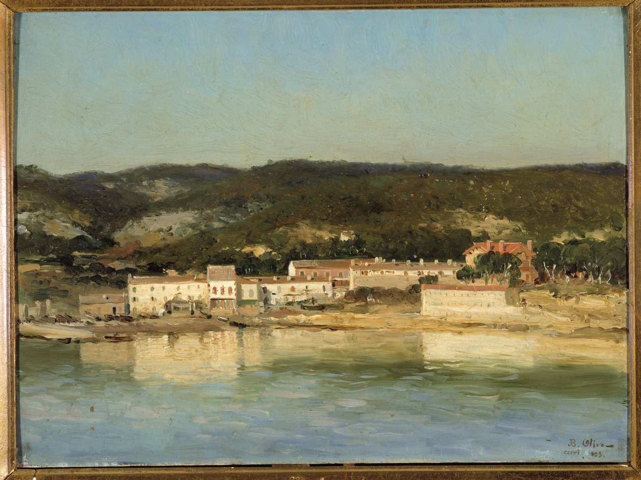 Vista de la ciudad de Carry le Rouet en Bocas del Ródano de Jean Baptiste Olive