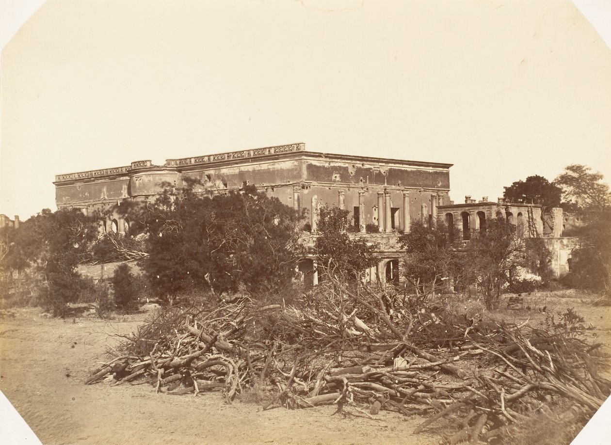 [Casa Metcalfe, Delhi], 1858-61 de Jean Baptiste Oscar Mallitte