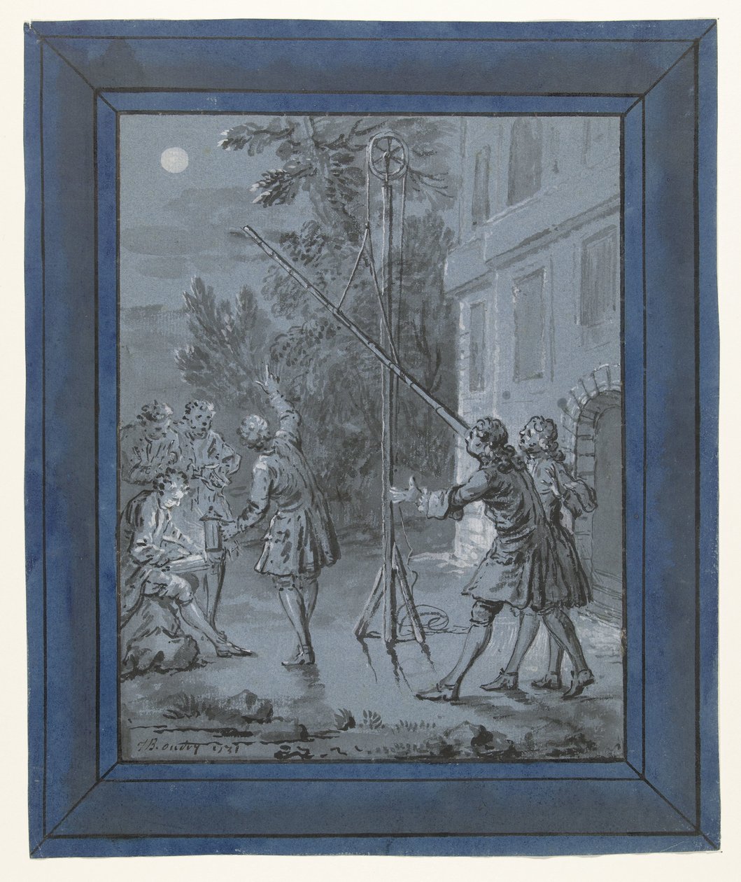 Un animal en la luna / Un Animal dans la Lune
Ilustraciones para fábulas de Jean de La Fontaine (título de la serie) de Jean Baptiste Oudry