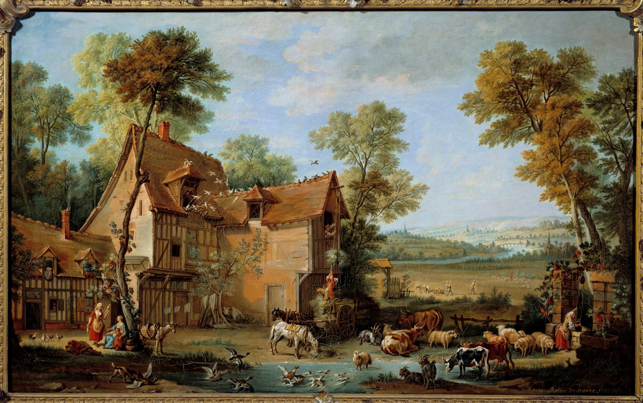 La granja de Jean Baptiste Oudry