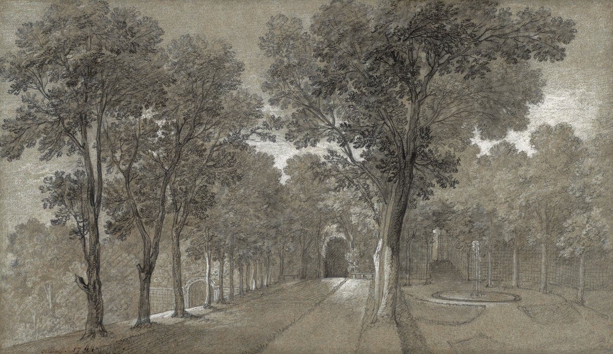 Vista del parque en Arcueil de Jean Baptiste Oudry