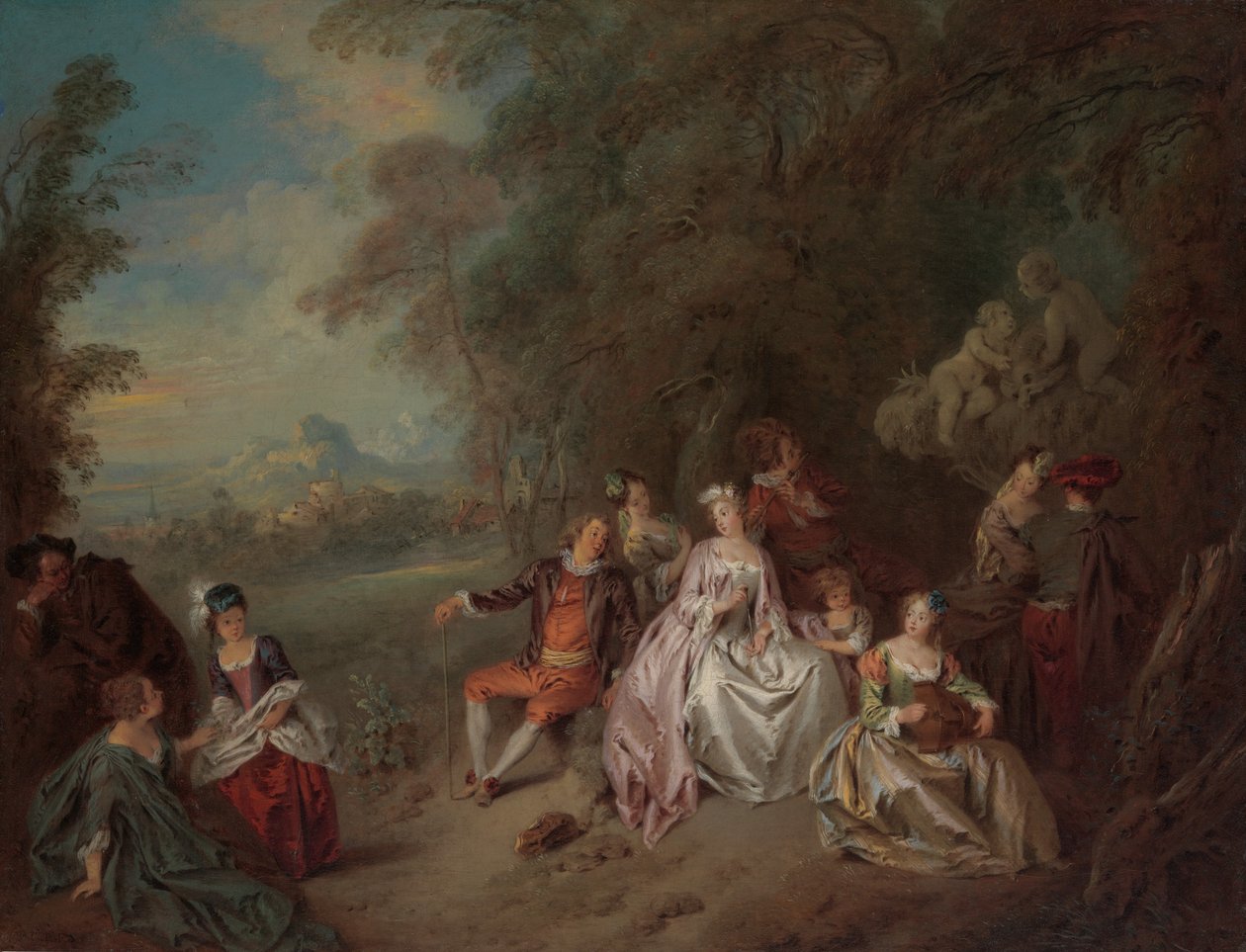 Concierto campestre de Jean Baptiste Pater