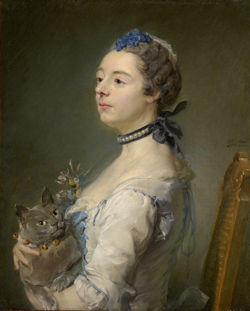 Magdaleine Pinceloup de la Grange, de soltera Parseval de Jean Baptiste Perronneau