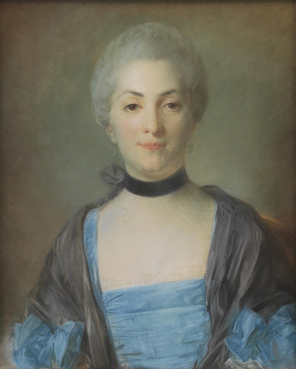 Retrato de una dama de Jean-Baptiste Perronneau