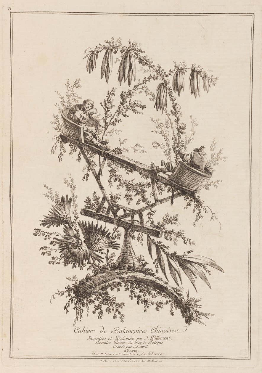 Cuaderno de columpios chinos de Jean Baptiste Pillement