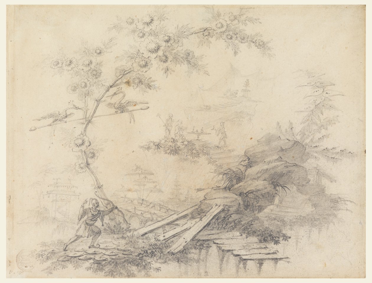 Fantasía de chinoiserie de Jean Baptiste Pillement