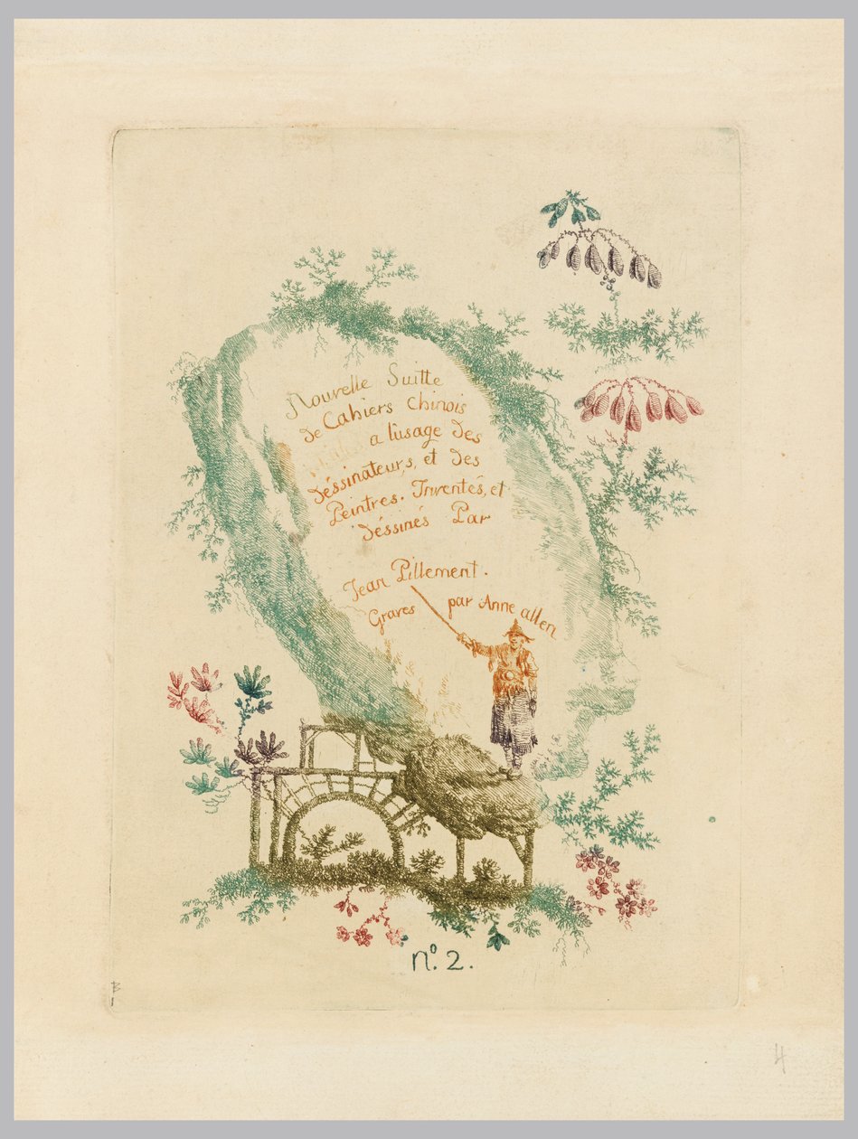Nueva serie de cuadernos chinos para el uso de Dibujantes y Pintores, no.2 de Jean Baptiste Pillement