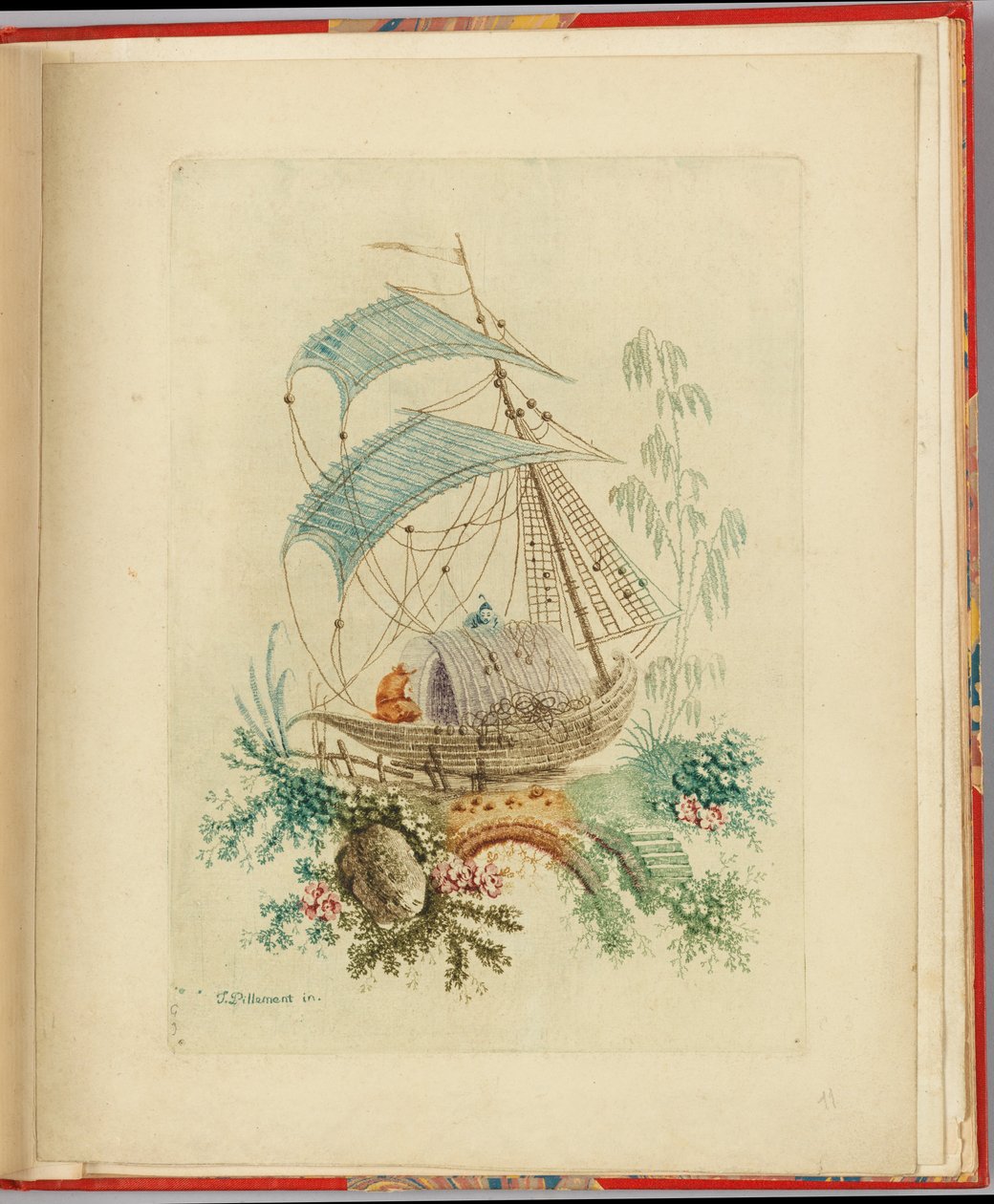 Diseño ornamental de "Nouvelle suite de cahiers chinois a l