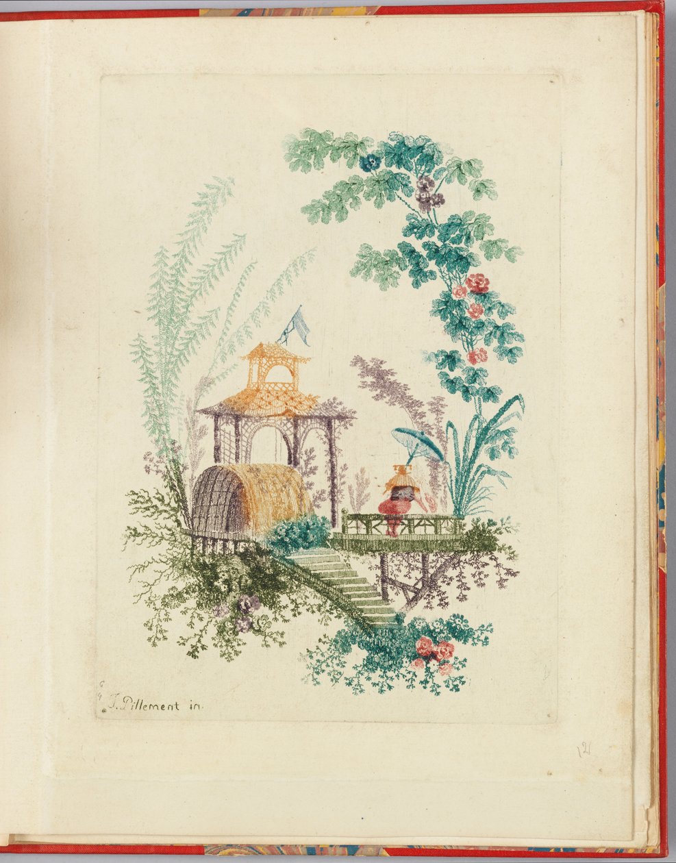 Diseño ornamental de "Nouvelle suite de cahiers chinois a l