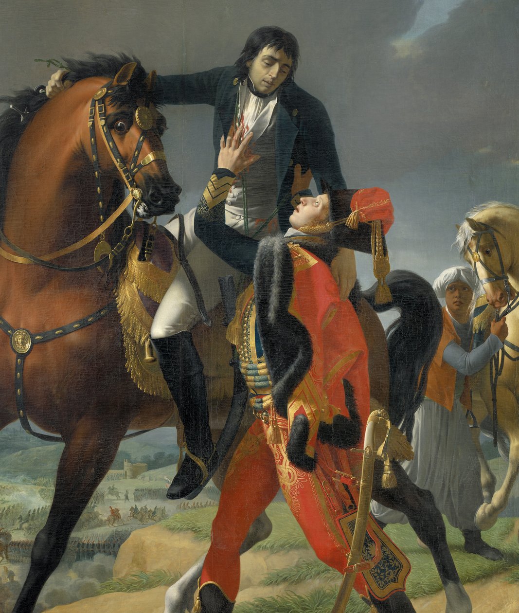 Muerte del General Louis Charles Antoine Desaix en la Batalla de Marengo el 14 de junio de 1800 de Jean Baptiste Regnault
