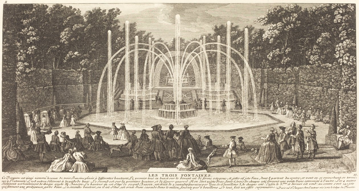 Las Tres Fuentes de Jean Baptiste Rigaud