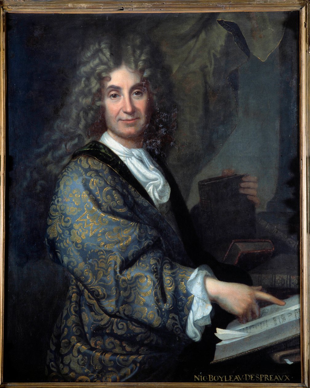 Retrato de Nicolas Boileau (1636-1711) conocido como Boileau Despreaux, escritor francés de Jean Baptiste Santerre
