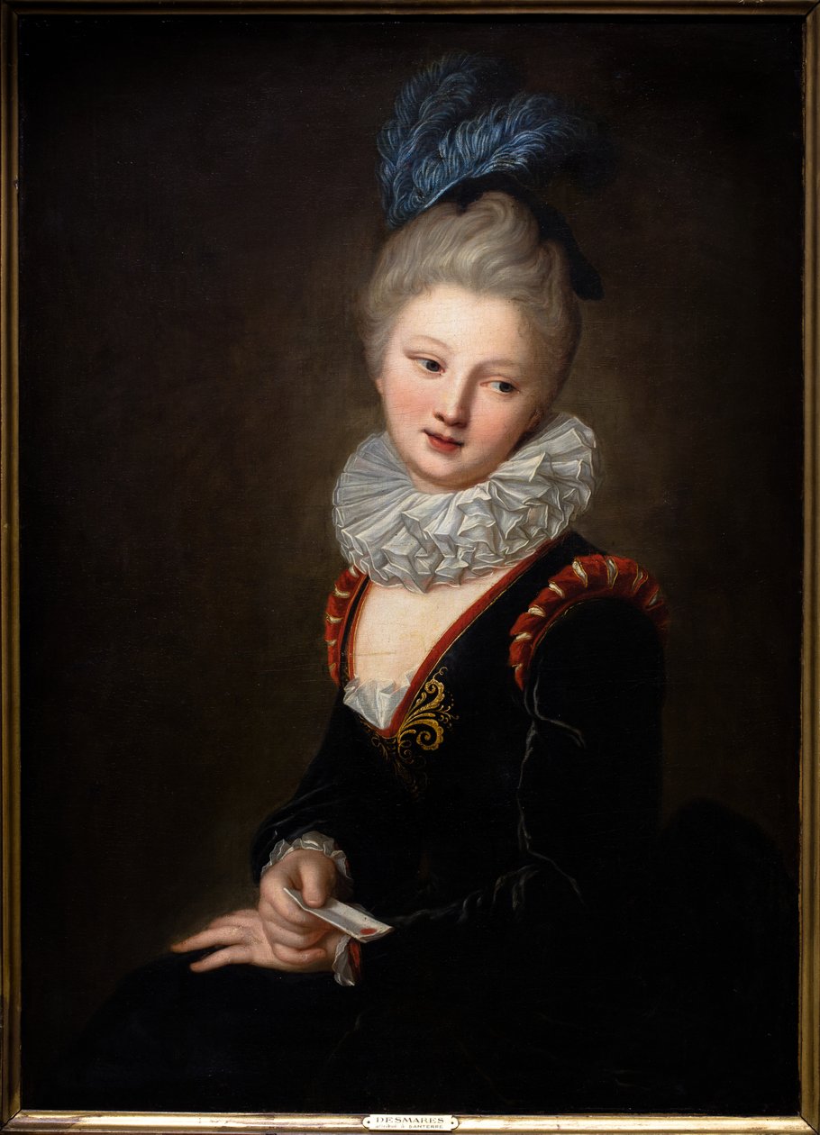 La joven del dulce billete de Jean Baptiste Santerre