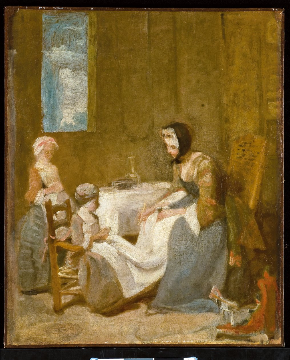 Le Bénédicité, un boceto de Jean Baptiste Simeon Chardin