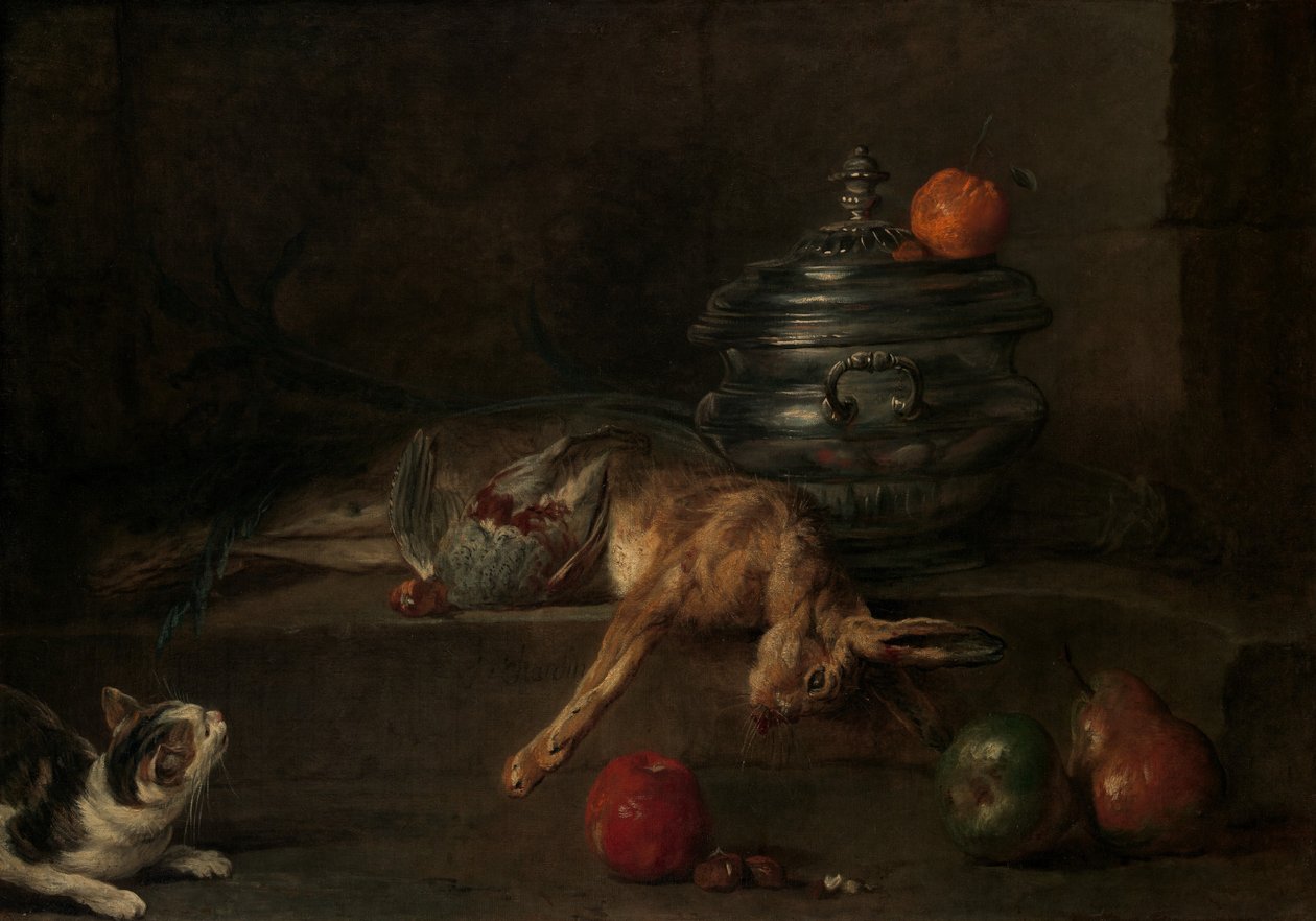 La sopera de plata, ca. 1728-30 de Jean Baptiste Simeon Chardin