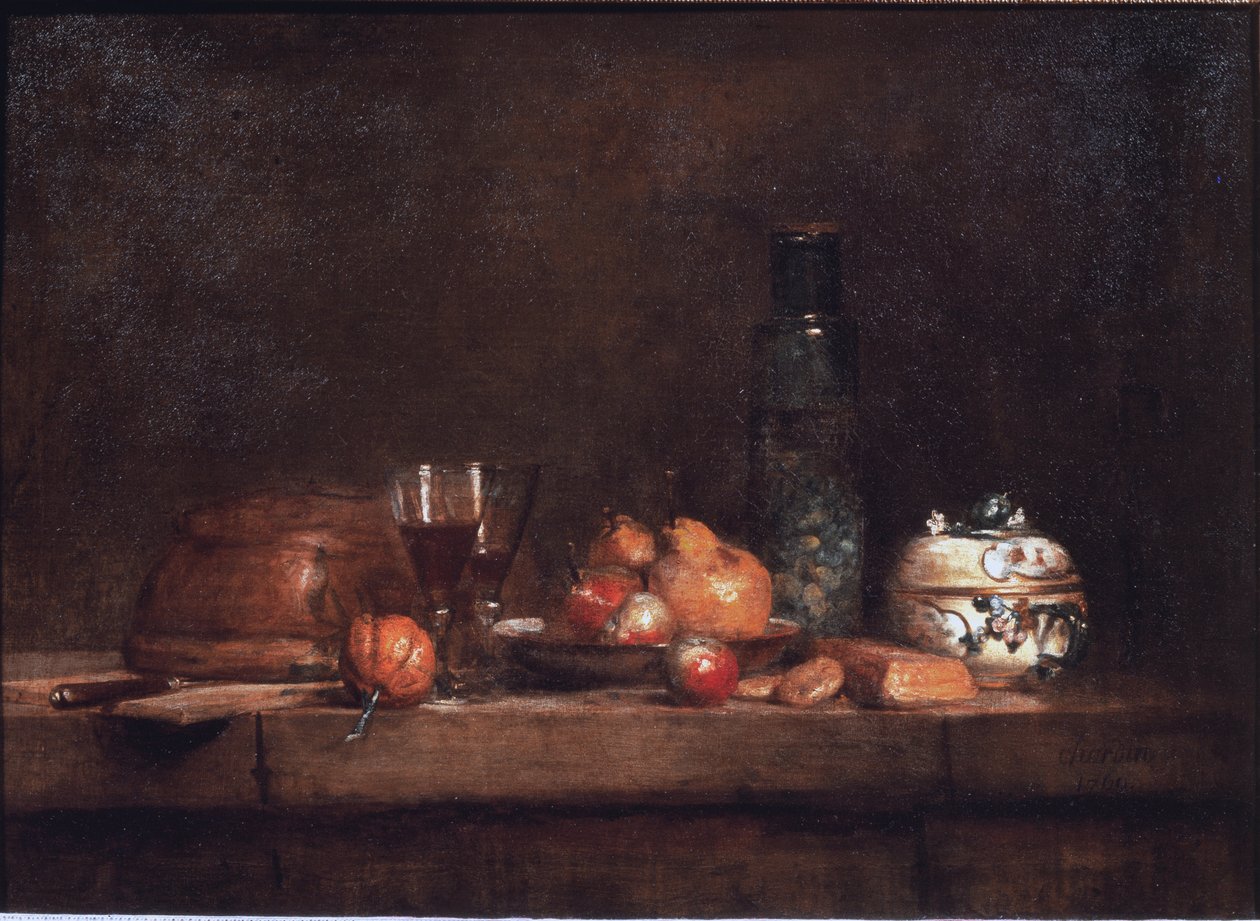 El tarro de aceitunas de Jean Baptiste Simeon Chardin
