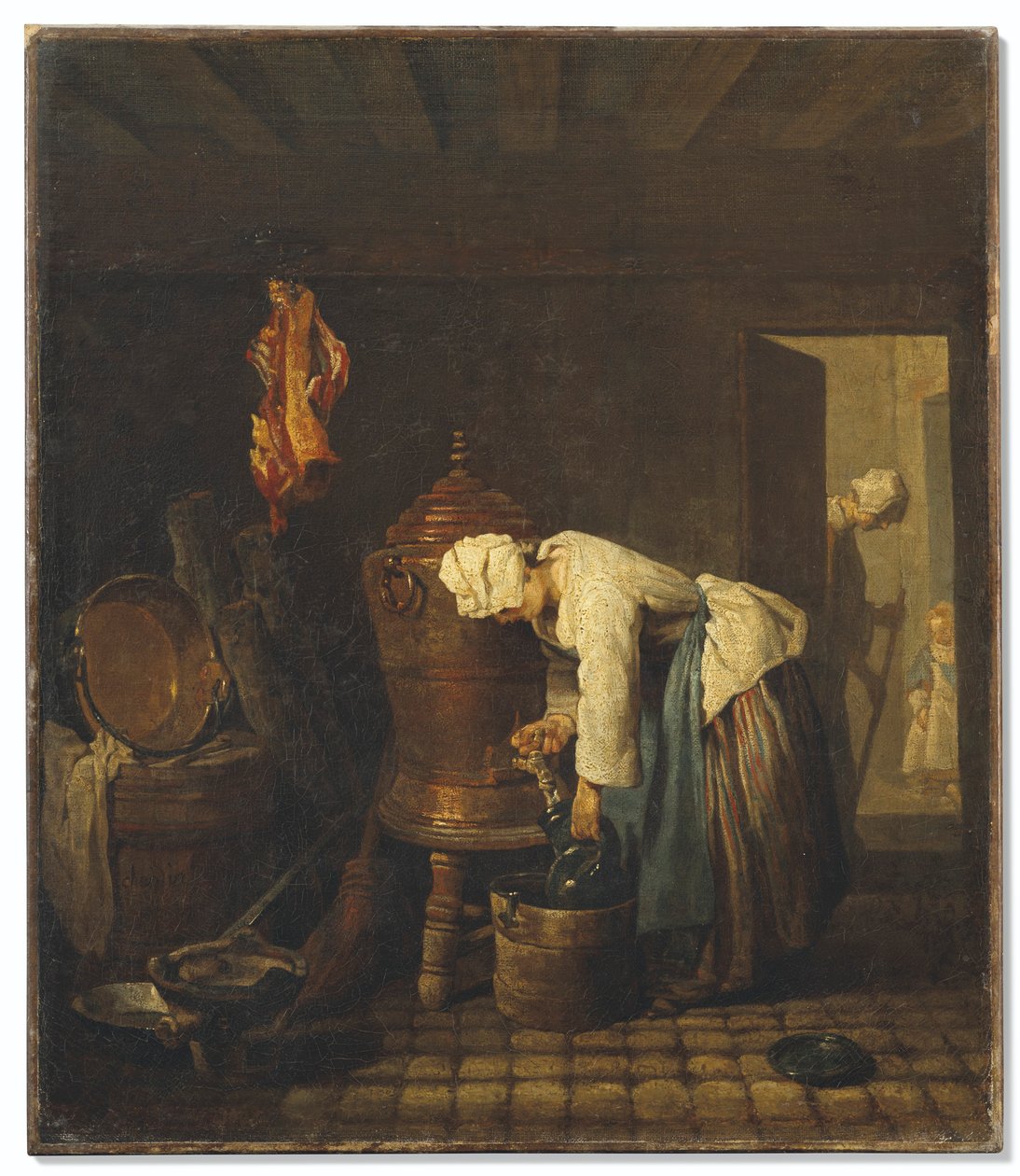 En francés:  La fontaine
Alemán: Der Brunnen de Jean Baptiste Simeon Chardin