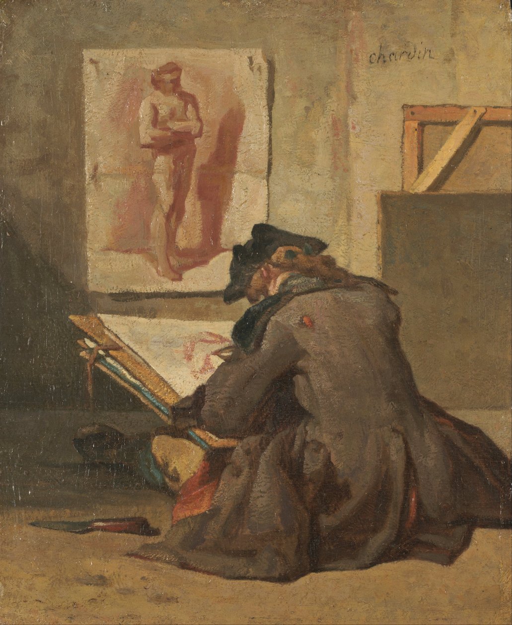 Dibujo para jóvenes estudiantes de Jean Baptiste Simeon Chardin