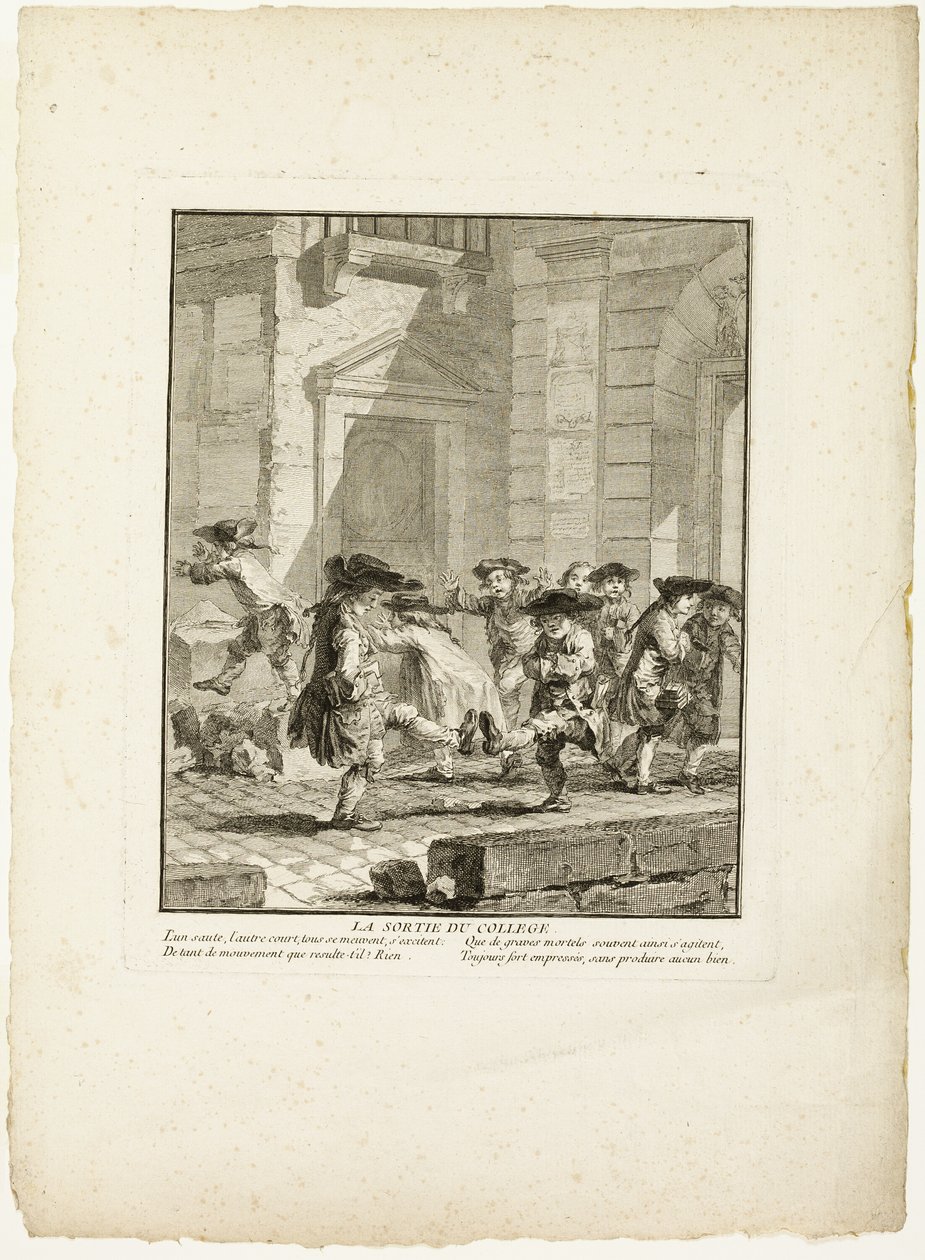 Liberación de la universidad, de Los juegos de los erizos de París de Jean Baptiste Tilliard I