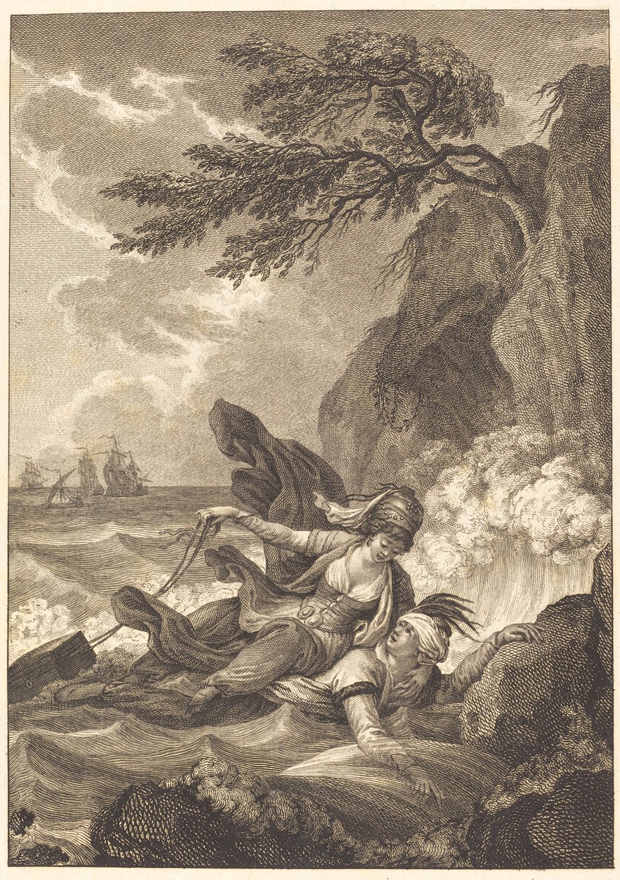 La novia del rey de Garbe: La caja de Jean Baptiste Tilliard after Charles Monnet
