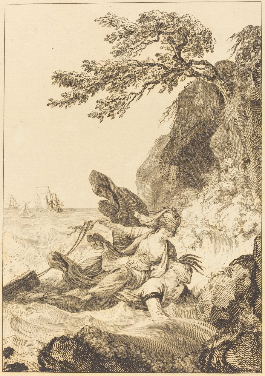 La prometida del rey de Garbe: La caja de Jean Baptiste Tilliard after Charles Monnet