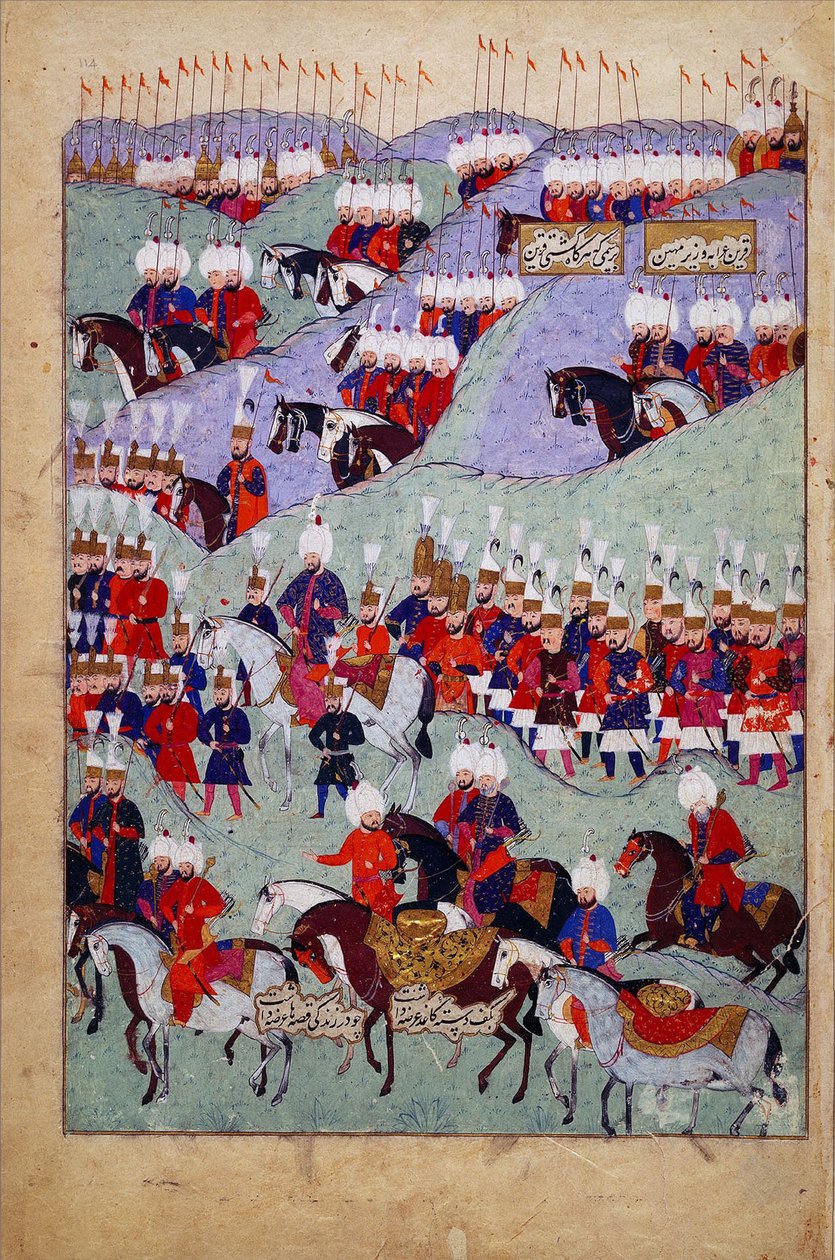 Funeral del Sultán Suleyman el Magnífico, Historia del Sultán Suleyman, Estambul, Turquía, 1579 de Jean Baptiste Vanmour