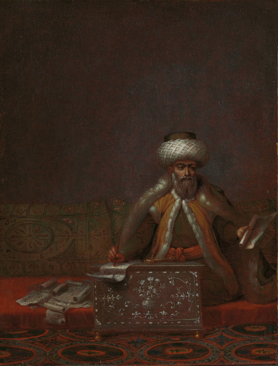 El Reis Effendi, Jefe de la Cancillería
El Reis effendi, Jefe de la Cancillería de Jean Baptiste Vanmour