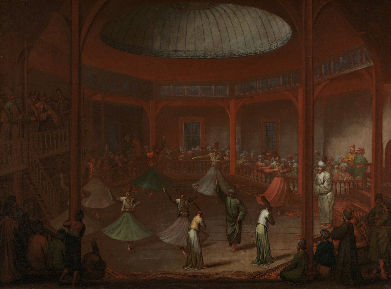 Derviches giradores de Jean Baptiste Vanmour