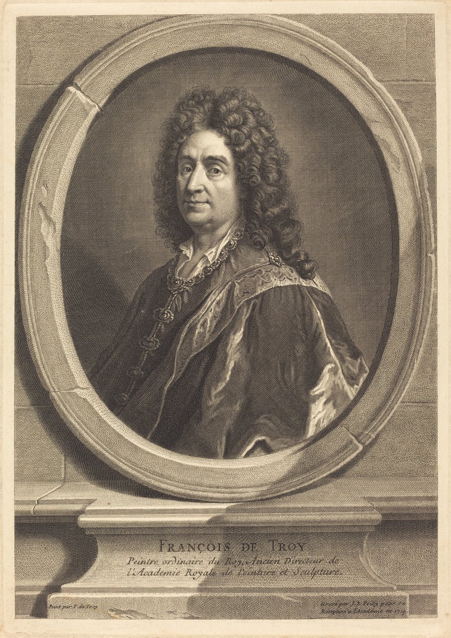 François de Troy de Jean Baptiste de Poilly after François